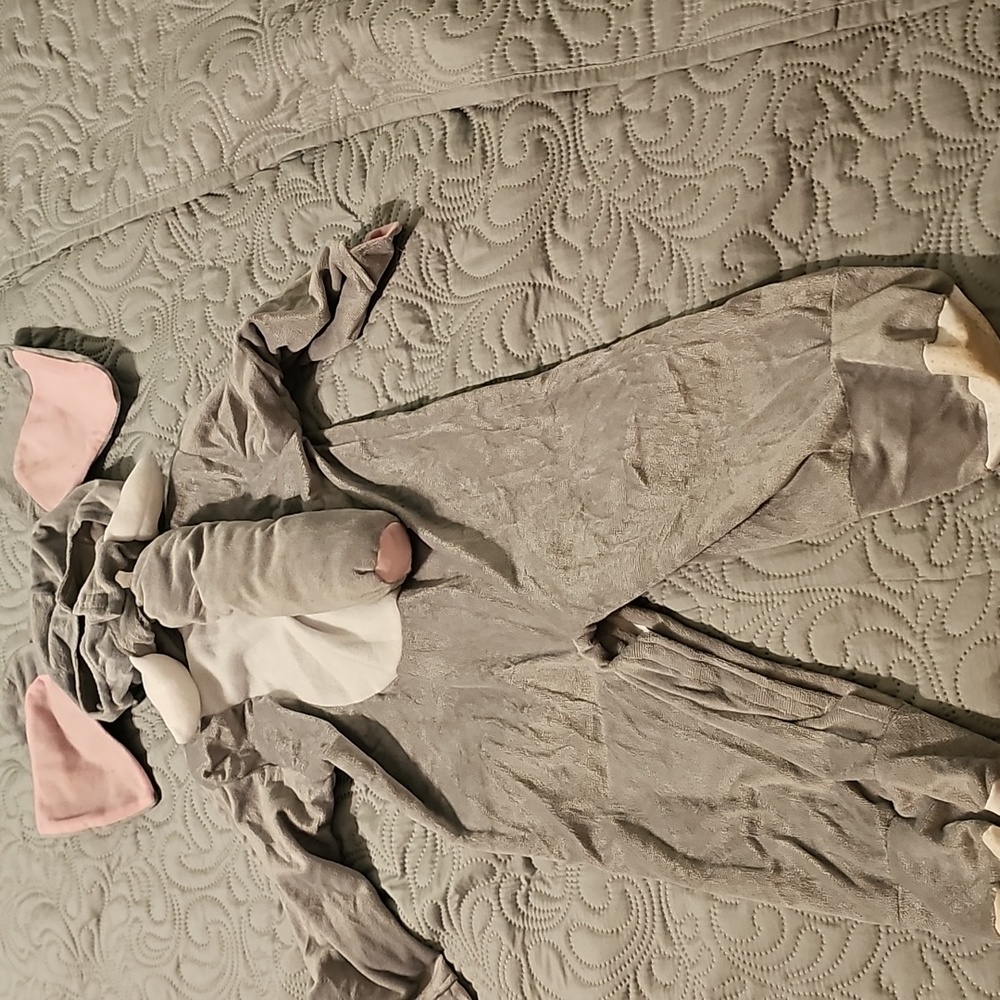 Rubie's Gray Elephant Costume with Pink Accents